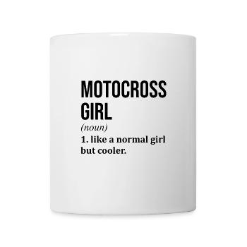 motocross - Mug blanc - blanc - Devant