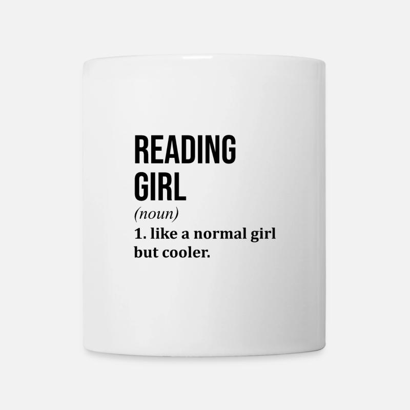Lesen - Tasse - Weiß