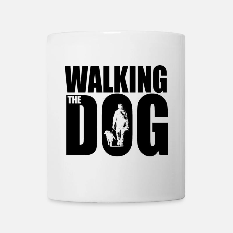 Walking the Dog - Mug - white