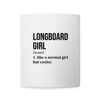 Longboard - Mug - white - Front