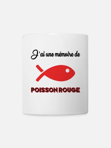 POISSON. MEMOIRE. - Mug blanc - blanc