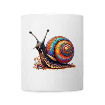 Escargot - Mug blanc - blanc - Devant