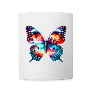 Schmetterling - Tasse - Weiß - Vorne