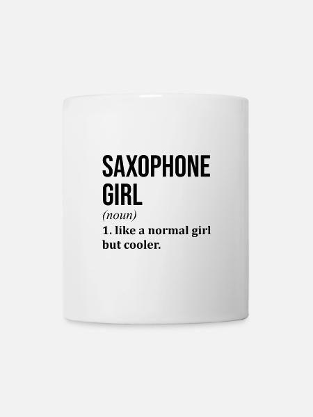 Saxophone Saxophone Saxophone - Mug blanc - blanc