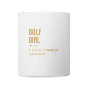 Golf - Tasse - Weiß - Vorne