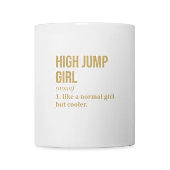 Saut en hauteur - Mug blanc - blanc - Devant