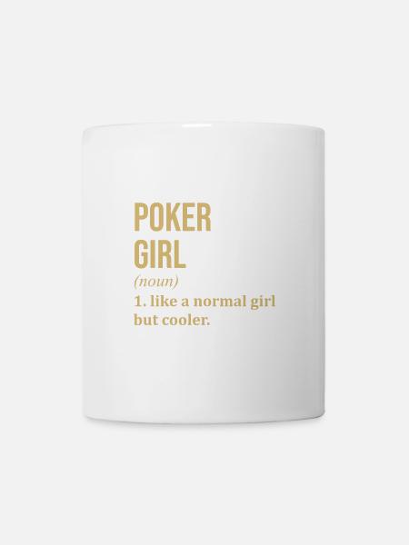 Poker Poker Poker - Tasse - Weiß