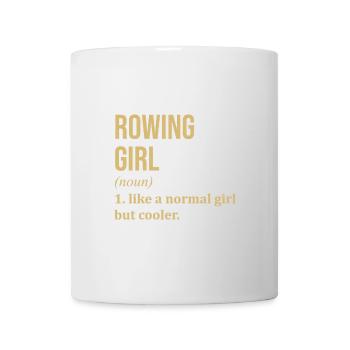 Rudern, Rudern, Rudern - Tasse - Weiß - Vorne