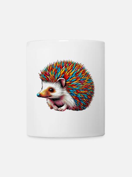 Hérisson - Mug blanc - blanc