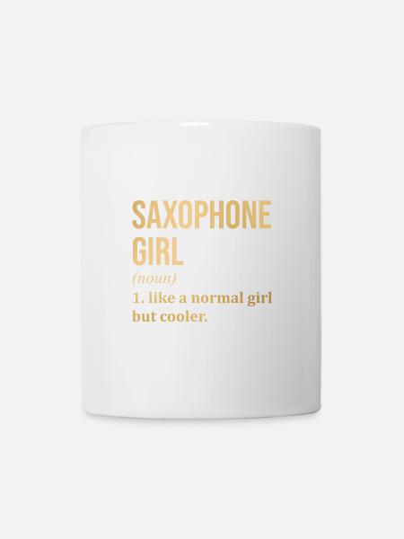 Saxophone Saxophone Saxophone - Mug blanc - blanc