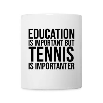 tennis - Mug blanc - blanc - Devant