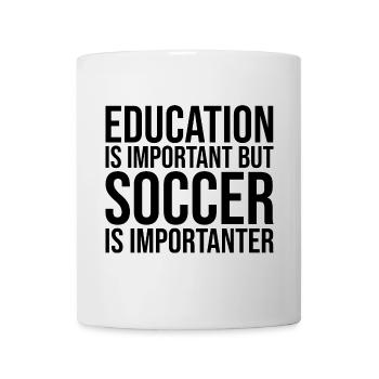Fußball Fußball Fußball Fußball - Tasse - Weiß - Vorne