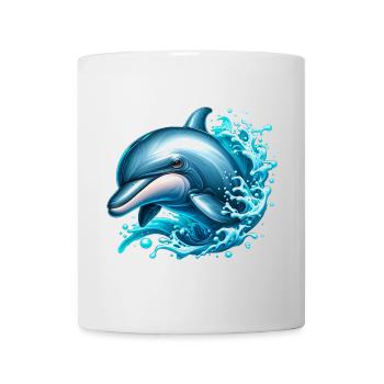 Dauphin - Mug blanc - blanc - Devant
