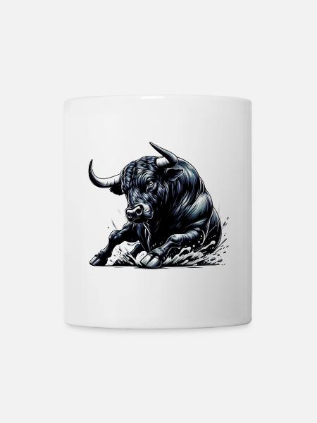 Taureau - Mug blanc - blanc