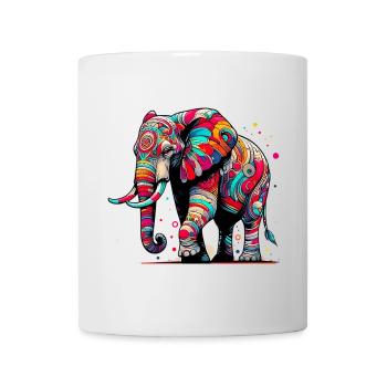 Éléphant - Mug blanc - blanc - Devant