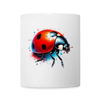 Marienkäfer - Tasse - Weiß - Vorne