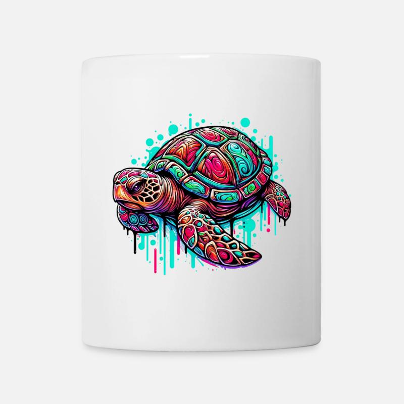 Tortue - Mug blanc - blanc