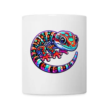Gecko - Tasse - Weiß - Vorne