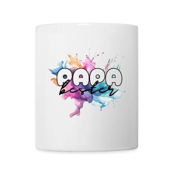 Bester Papa, Vatertag, Männertag, Papi, Vater - Tasse - Weiß - Vorne