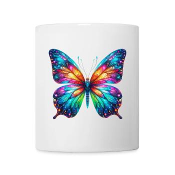 Schmetterling - Tasse - Weiß - Vorne