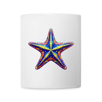 Seestern - Tasse - Weiß - Vorne