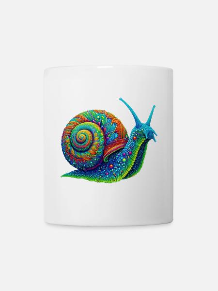 Escargot - Mug blanc - blanc