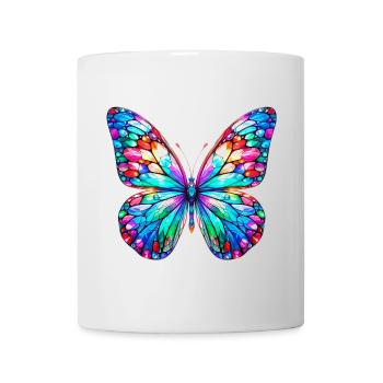 Schmetterling - Tasse - Weiß - Vorne