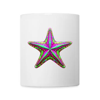 Seestern - Tasse - Weiß - Vorne