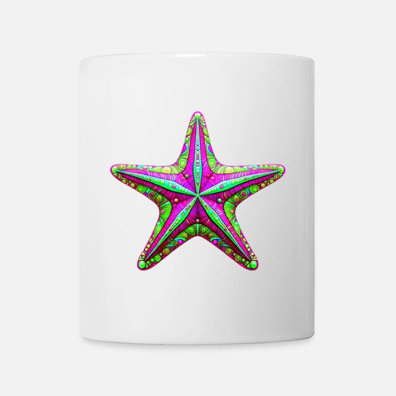 Étoile de mer - Mug blanc - blanc
