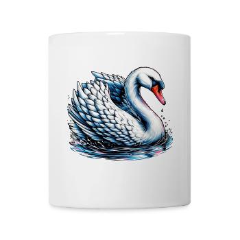 Schwan - Tasse - Weiß - Vorne