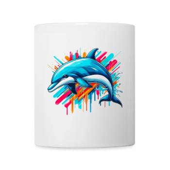 Delfin - Tasse - Weiß - Vorne