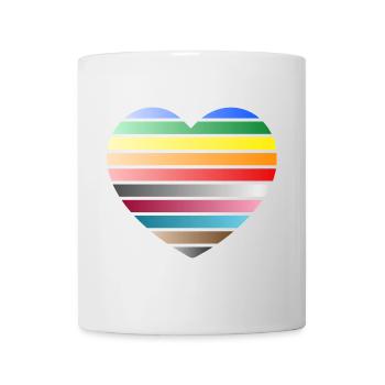LOVE - rainbow - Mug - white - Front