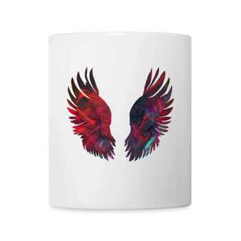 Leuchtende Feuerflügel - Tasse - Weiß - Vorne