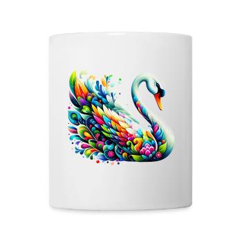 Cygne - Mug blanc - blanc - Devant