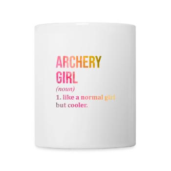 archerie - Mug blanc - blanc - Devant