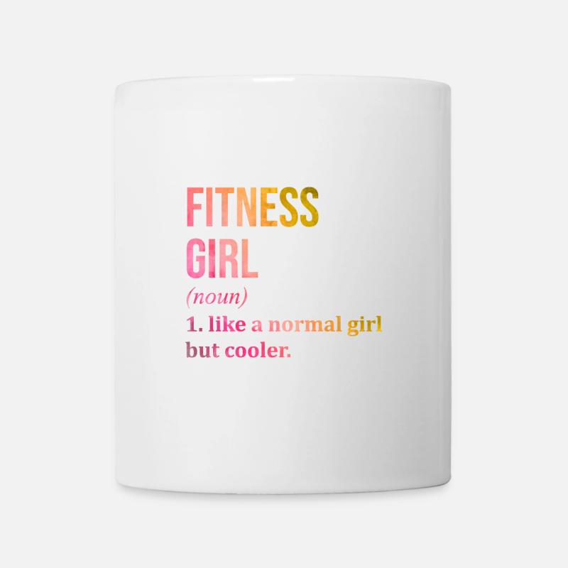 Fitness - Tasse - Weiß