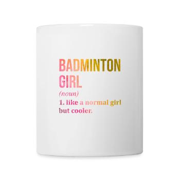 Badminton - Tasse - Weiß - Vorne