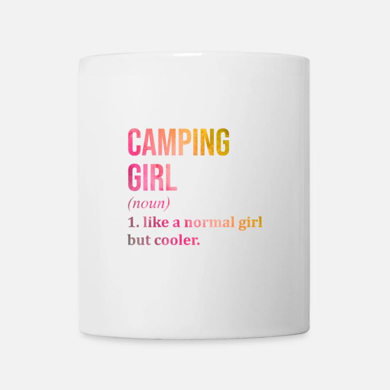 campeur - Mug blanc - blanc