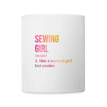 couture - Mug blanc - blanc - Devant