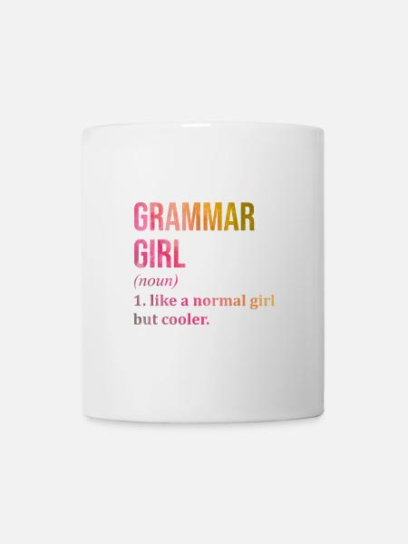 Grammaire Grammaire Grammaire - Mug blanc - blanc