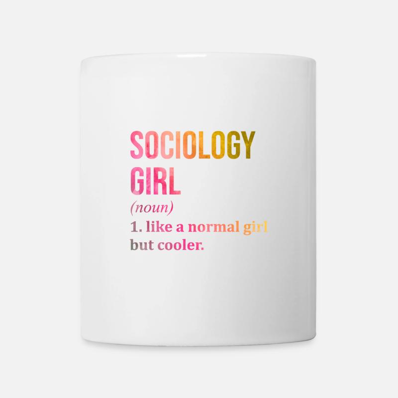 sociologie - Mug blanc - blanc