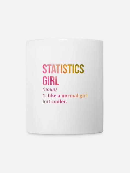 Statistiques Statistiques Statistiques - Mug blanc - blanc