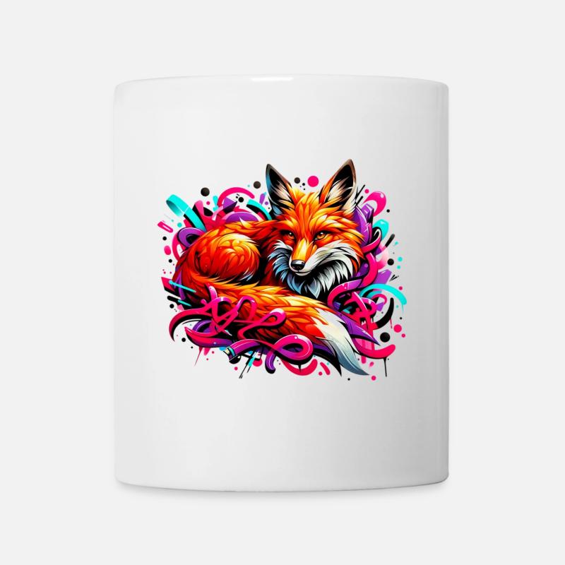 Fuchs - Tasse - Weiß