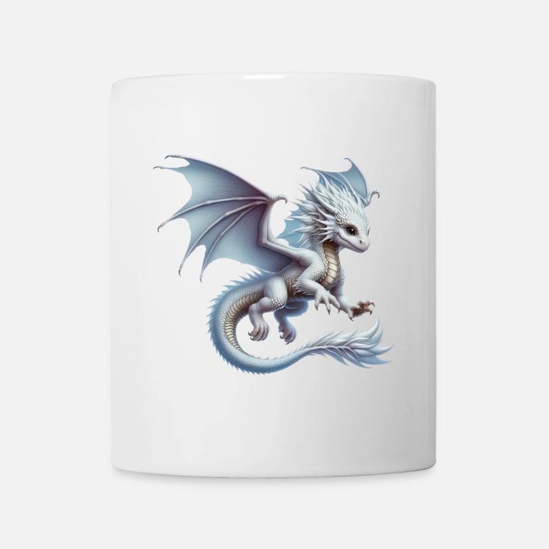 Drache - Tasse - Weiß