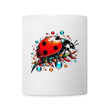 Marienkäfer - Tasse - Weiß - Vorne