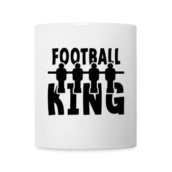 Foosball king. Table football game. - Mug - white - Front