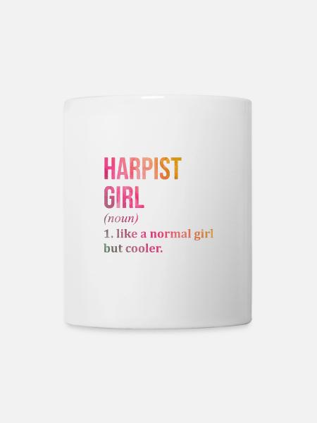 Harfe Harfe Harfe - Tasse - Weiß
