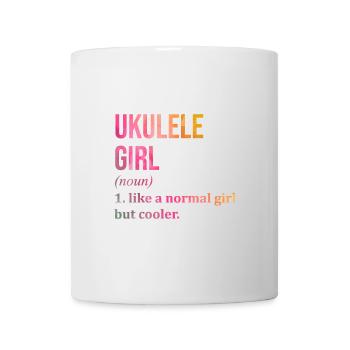 ukulélé - Mug blanc - blanc - Devant