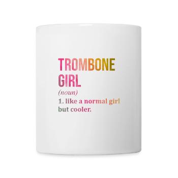 Posaune - Tasse - Weiß - Vorne