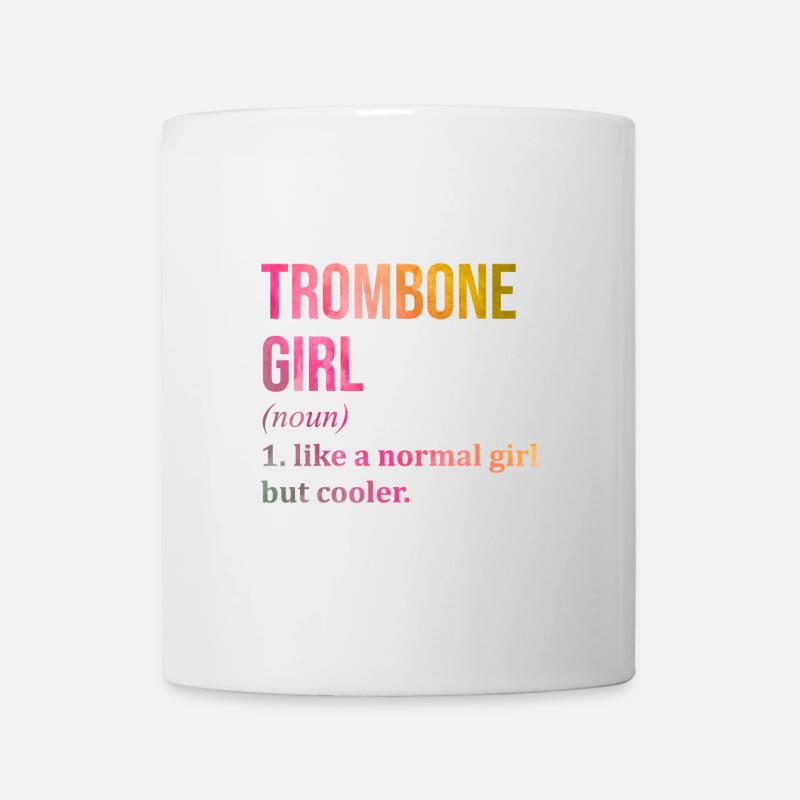 trombone - Mug blanc - blanc